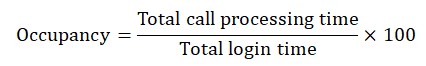 Occupancy formula