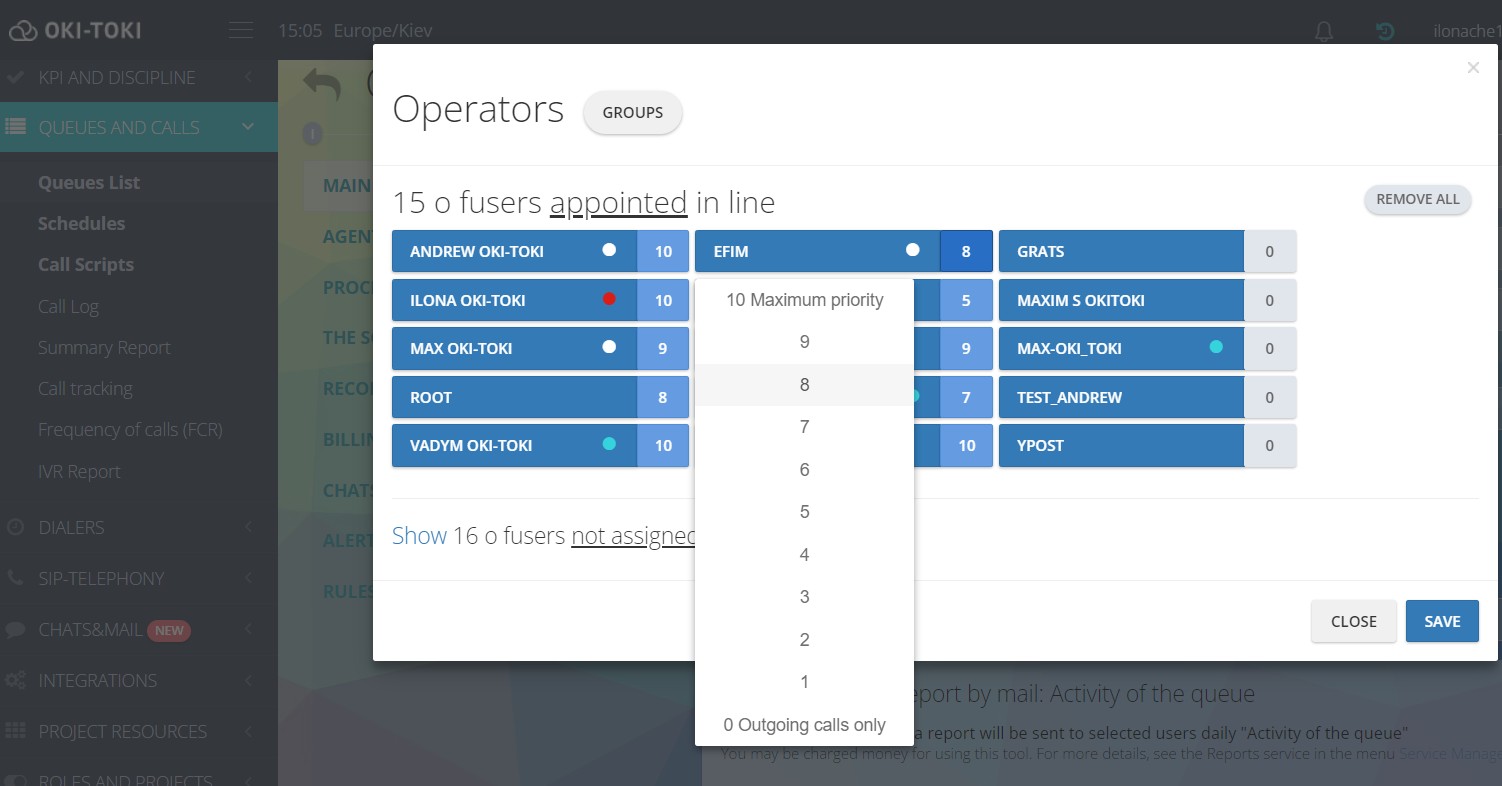 Priorities in call distribution